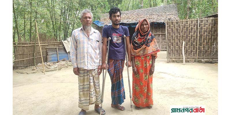 কৃত্রিম পা নিয়ে চলতে চান শুভ কৃত্রিম পা নিয়ে চলতে চান শুভ