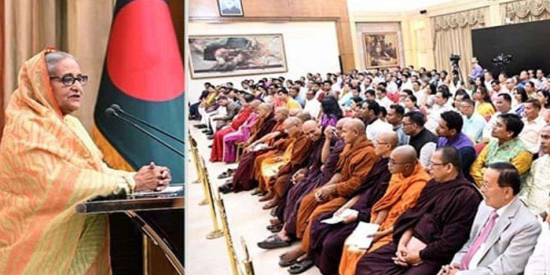 আমরা সব ধর্মের বিশ্বাসীদের নিয়ে এগিয়ে যেতে চাই: প্রধানমন্ত্রী আমরা সব ধর্মের বিশ্বাসীদের নিয়ে এগিয়ে যেতে চাই: প্রধানমন্ত্রী