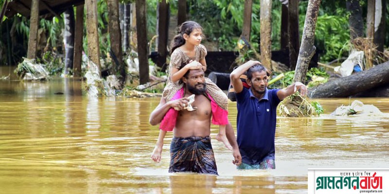 সিলেটে বন্যায় ৫ লাখ মানুষ পানিবন্দি সিলেটে বন্যায় ৫ লাখ মানুষ পানিবন্দি
