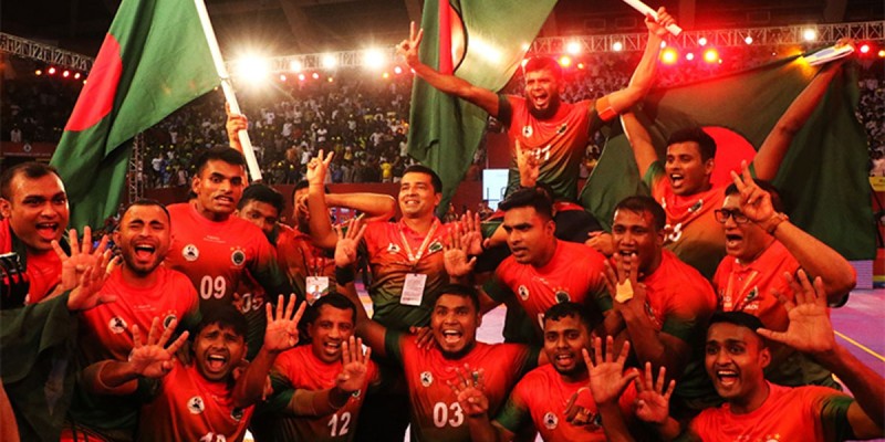 বঙ্গবন্ধু আন্তর্জাতিক কাবাডি টুর্নামেন্টে টানা চার আসরে চ্যাম্পিয়ন বাংলাদেশ বঙ্গবন্ধু আন্তর্জাতিক কাবাডি টুর্নামেন্টে টানা চার আসরে চ্যাম্পিয়ন বাংলাদেশ