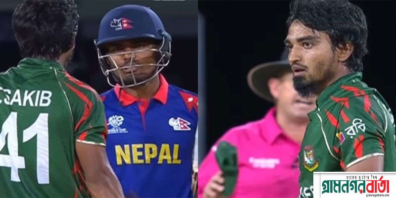 আচরণবিধি ভাঙায় শাস্তি পেলেন তানজিম সাকিব আচরণবিধি ভাঙায় শাস্তি পেলেন তানজিম সাকিব