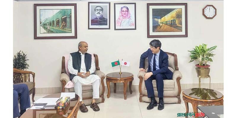 ভবিষ্যতে রেলওয়ের প্রকল্পে জাপানের কাজ করার সুযোগ রয়েছে ভবিষ্যতে রেলওয়ের প্রকল্পে জাপানের কাজ করার সুযোগ রয়েছে