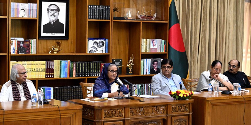 আন্দোলনরত শিক্ষার্থীদের জন্য গণভবনের দরজা খোলা : প্রধানমন্ত্রী আন্দোলনরত শিক্ষার্থীদের জন্য গণভবনের দরজা খোলা : প্রধানমন্ত্রী