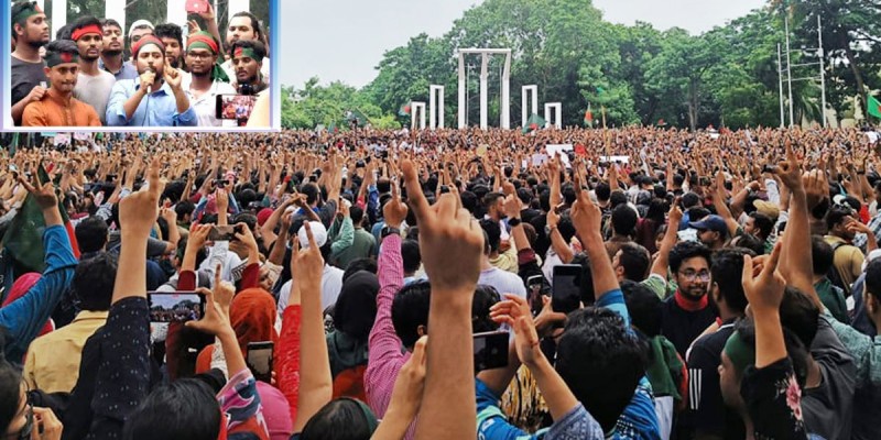 সরকারের পদত্যাগের এক দফা ঘোষণা সরকারের পদত্যাগের এক দফা ঘোষণা