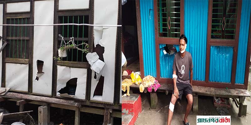 শ্রীনগরে বাড়িঘড়ে হামলা, লুটপাট ভাংচুর আহত-২ শ্রীনগরে বাড়িঘড়ে হামলা, লুটপাট ভাংচুর আহত-২