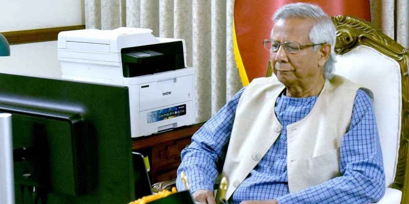 অন্তর্বর্তী সরকার সুষ্ঠু ও অবাধ নির্বাচন করতে প্রতিশ্রুতিবদ্ধ: ড. মুহাম্মদ ইউনূস অন্তর্বর্তী সরকার সুষ্ঠু ও অবাধ নির্বাচন করতে প্রতিশ্রুতিবদ্ধ: ড. মুহাম্মদ ইউনূস