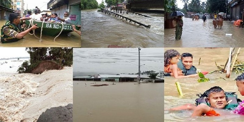 ভয়াবহ বন্যার পানিতে ভাসছে ১২ জেলা, এখনও পর্যন্ত নিহত ৮ ভয়াবহ বন্যার পানিতে ভাসছে ১২ জেলা, এখনও পর্যন্ত নিহত ৮