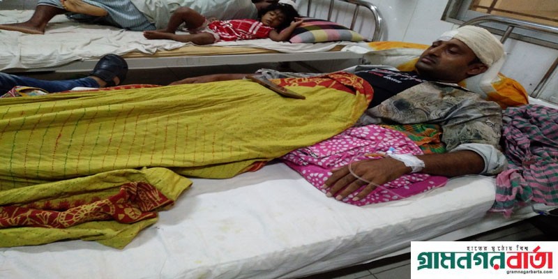 মাদারীপুরে জমি জমা নিয়ে হামলা, আহত ৪ মাদারীপুরে জমি জমা নিয়ে হামলা, আহত ৪