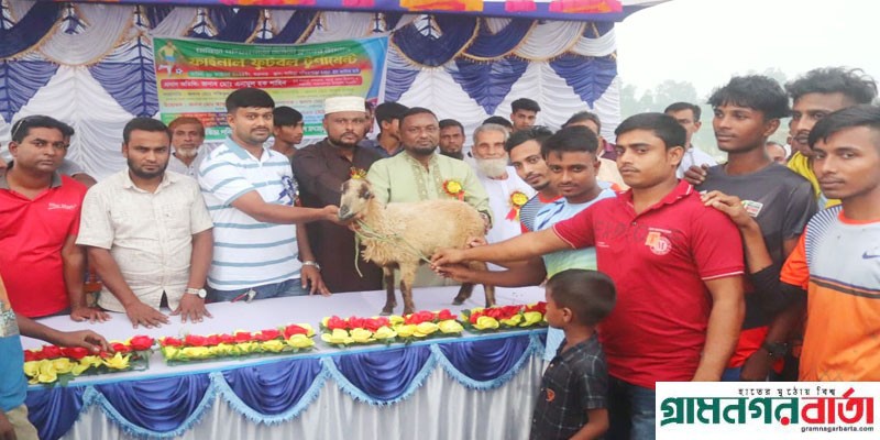 শাজাহানপুরে জনতা ক্লাবের উদ্যোগে ফাইনাল ফুটবল টুর্নামেন্ট অনুষ্ঠিত শাজাহানপুরে জনতা ক্লাবের উদ্যোগে ফাইনাল ফুটবল টুর্নামেন্ট অনুষ্ঠিত