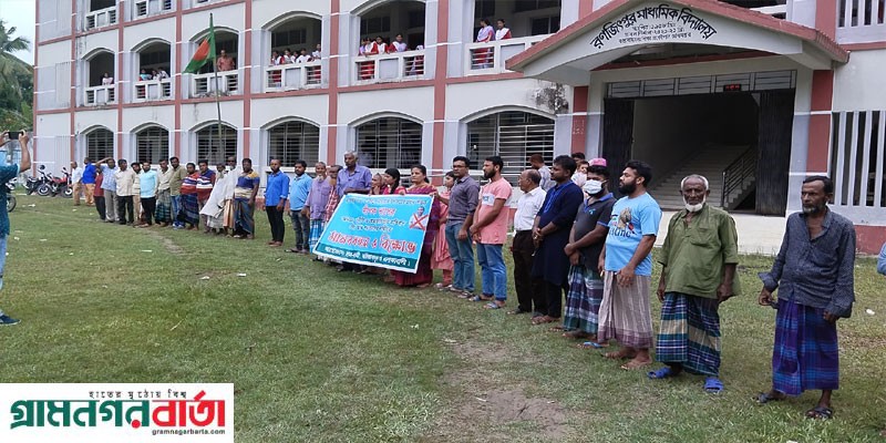 বাগেরহাটের রনজিৎপুর মাধ্যমিক বিদ্যালয়ের প্রধান শিক্ষকের পদত্যাগের দাবীতে মানববন্ধন বাগেরহাটের রনজিৎপুর মাধ্যমিক বিদ্যালয়ের প্রধান শিক্ষকের পদত্যাগের দাবীতে মানববন্ধন