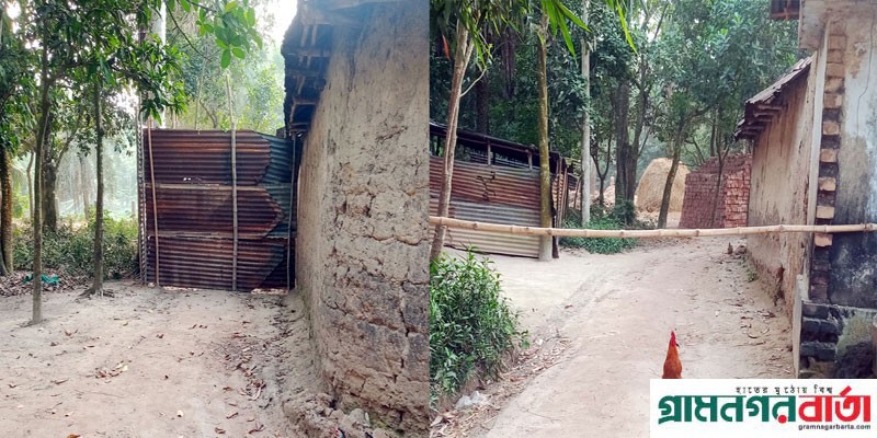আদমদীঘিতে প্রশাসনকে না জানিয়ে সরকারি রাস্তার ইট তুলে টিনের বেড়া আদমদীঘিতে প্রশাসনকে না জানিয়ে সরকারি রাস্তার ইট তুলে টিনের বেড়া