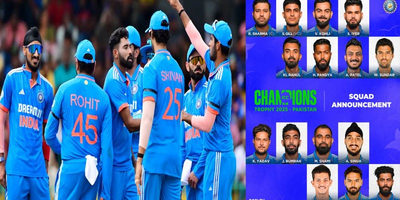 সবার শেষে চ্যাম্পিয়ন্স ট্রফির দল ঘোষণা ভারতের, দেখে নিন সবার শেষে চ্যাম্পিয়ন্স ট্রফির দল ঘোষণা ভারতের, দেখে নিন
