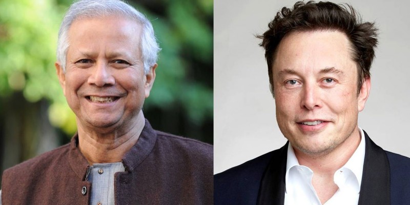 বাংলাদেশে স্টারলিংক আনার বিষয়ে অধ্যাপক ইউনূস-ইলন মাস্ক আলোচনা বাংলাদেশে স্টারলিংক আনার বিষয়ে অধ্যাপক ইউনূস-ইলন মাস্ক আলোচনা