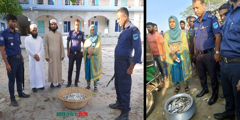 টঙ্গীবাড়ীর হাসাইল মৎস্য আড়তে অভিযান চালিয়ে ৪০ কেজি জাটকা জব্দ টঙ্গীবাড়ীর হাসাইল মৎস্য আড়তে অভিযান চালিয়ে ৪০ কেজি জাটকা জব্দ