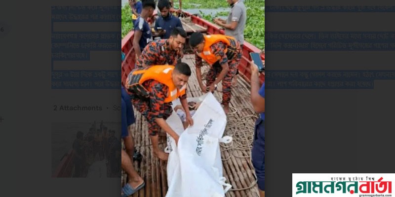 চর কিশোরগঞ্জের ফেরিঘাটের মেঘনা নদীতে গোসল করতে গিয়ে নিখোঁজ কলেজ ছাত্রের মরদেহ উদ্ধার চর কিশোরগঞ্জের ফেরিঘাটের মেঘনা নদীতে গোসল করতে গিয়ে নিখোঁজ কলেজ ছাত্রের মরদেহ উদ্ধার