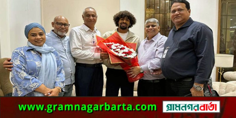 বাংলাদেশের হয়ে দেশের মাটিতে খেলতে ঢাকায় হামজা চৌধুরী বাংলাদেশের হয়ে দেশের মাটিতে খেলতে ঢাকায় হামজা চৌধুরী