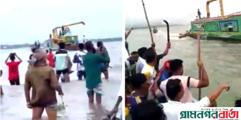 মুন্সিগঞ্জের মেঘনায় বালু ব্যবসায়ীদের গ্রামবাসীর ধাওয়া ও সংঘর্ষ মুন্সিগঞ্জের মেঘনায় বালু ব্যবসায়ীদের গ্রামবাসীর ধাওয়া ও সংঘর্ষ