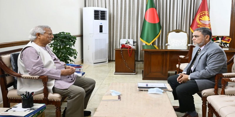 প্রধান উপদেষ্টার সঙ্গে সিইসির সৌজন্য সাক্ষাৎ প্রধান উপদেষ্টার সঙ্গে সিইসির সৌজন্য সাক্ষাৎ