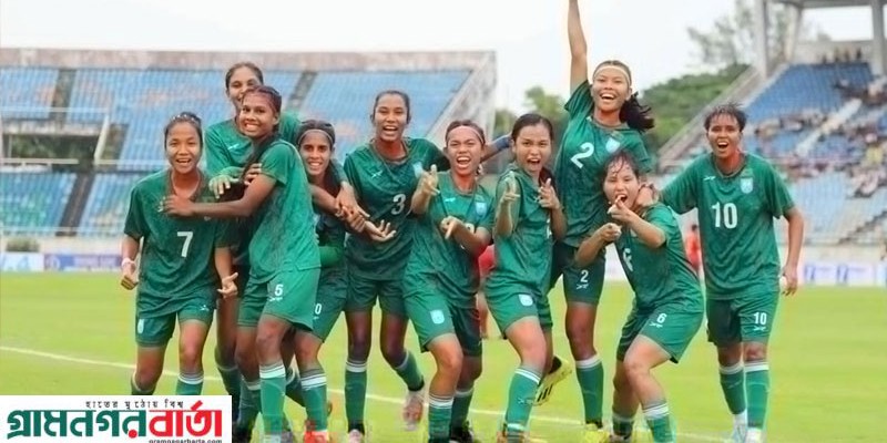 মিয়ানমারকে হারিয়ে এশিয়ান কাপে এক পা বাংলাদেশের, ঋতুপর্ণার জোড়া গোল