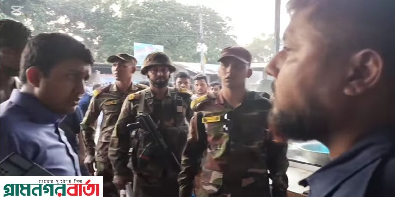 বোদায় খাবার হোটেলে সেনাবাহিনী ও প্রশাসনের যৌথ  অভিযান, ৫টি হোটেলে জরিমানা