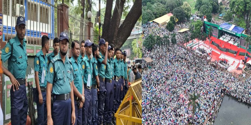 সোহরাওয়ার্দীতে জামায়াতের জাতীয় সমাবেশ, নিরাপত্তায় ১২ হাজার আইনশৃঙ্খলা বাহিনী