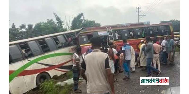 ফরিদপুরে দুই বাসের সংঘর্ষে নিহত ৩