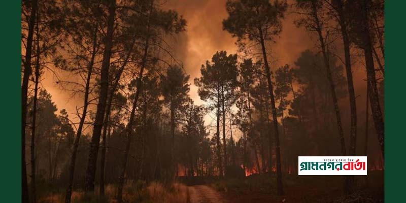 ঝড়ো বাতাস ও দাবদাহে ছড়িয়ে পড়ছে আগুন, পুড়ছে ইউরোপ