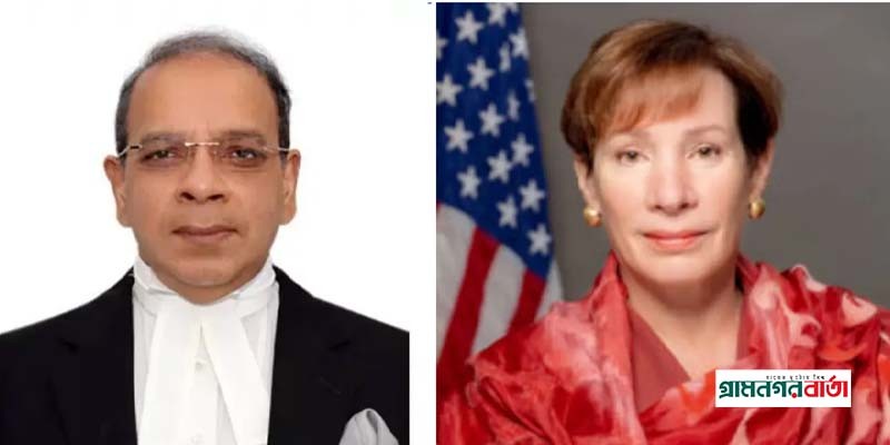 প্রধান বিচারপতির বাসভবনে মার্কিন ভারপ্রাপ্ত রাষ্ট্রদূত