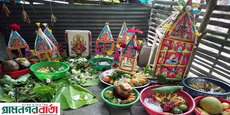 আদমদীঘিতে মা মনসা দেবীর পুজা অনুষ্ঠিত