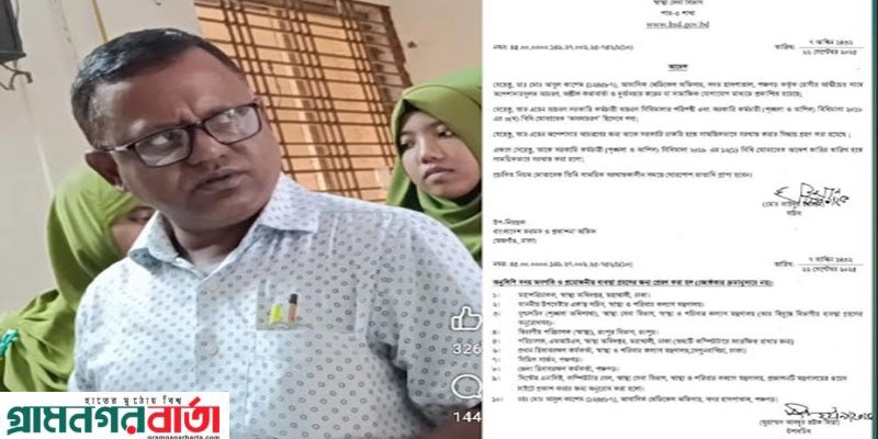 রোগীর সঙ্গে চিকিৎসকের অশ্লীল আচরণের অভিযোগে পঞ্চগড়ে সাময়িক বরখাস্ত হলেন আরএমও রোগীর সঙ্গে চিকিৎসকের অশ্লীল আচরণের অভিযোগে পঞ্চগড়ে সাময়িক বরখাস্ত হলেন আরএমও
