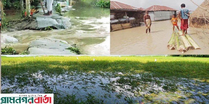 কাউনিয়ার বাঁধ ভেঙ্গে পানি প্রবেশ, আতঙ্কিত নদীপাড়ের ৫০০ পরিবার কাউনিয়ার বাঁধ ভেঙ্গে পানি প্রবেশ, আতঙ্কিত নদীপাড়ের ৫০০ পরিবার