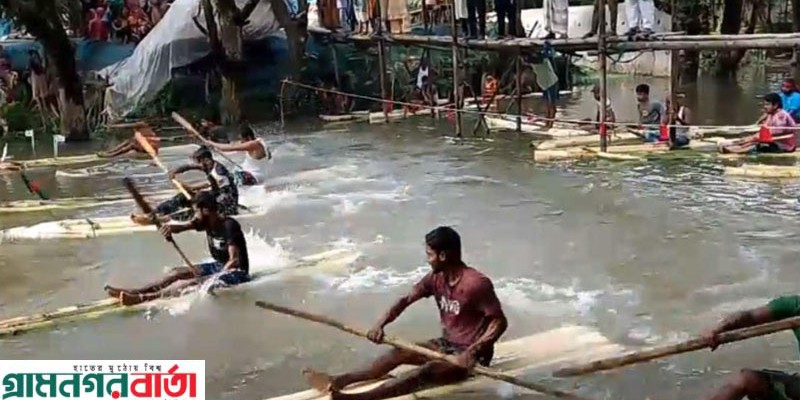 মাদারীপুরে ভেলা বাইচ প্রতিযোগিতা অনুষ্ঠিত মাদারীপুরে ভেলা বাইচ প্রতিযোগিতা অনুষ্ঠিত