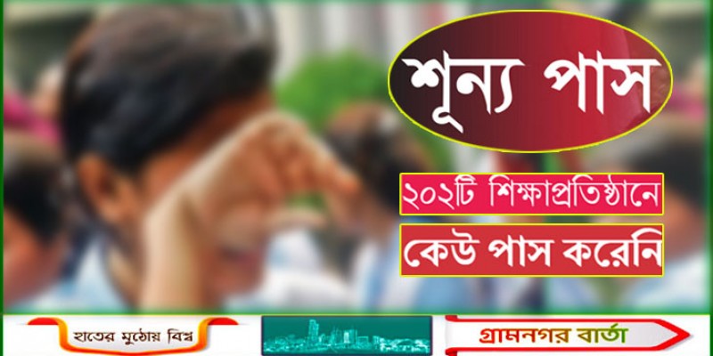 কেউ পাস করেনি ২০২ শিক্ষাপ্রতিষ্ঠানে কেউ পাস করেনি ২০২ শিক্ষাপ্রতিষ্ঠানে