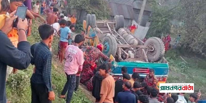 হবিগঞ্জে বাস খাদে পড়ে নিহত ১, আহত ২০ হবিগঞ্জে বাস খাদে পড়ে নিহত ১, আহত ২০