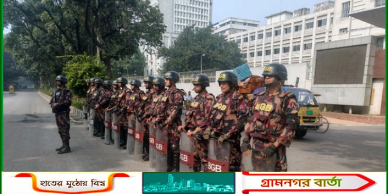 রাজধানীসহ চার জেলায় বিজিবি মোতায়েন