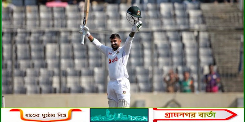 মুশফিকের পর লিটনের সেঞ্চুরি