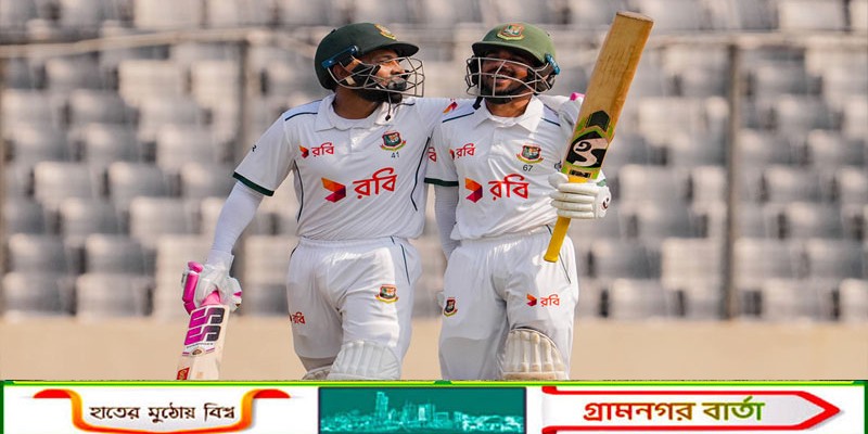 সেঞ্চুরির পর মুশফিকের ফিফটি; আয়ারল্যান্ডের লক্ষ্য ৫০৯ রান