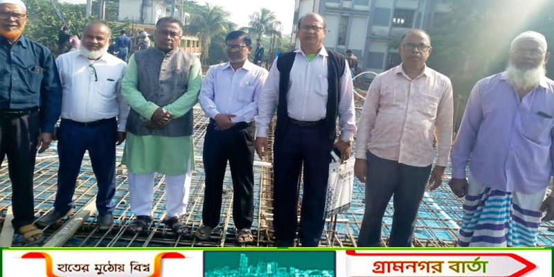 পাঁচগাও আলহাজ্ব ওয়াহেদ আলী দেওয়ান উচ্চ বিদ্যালয়ের ছাদ ঢালাই উদ্বোধন 