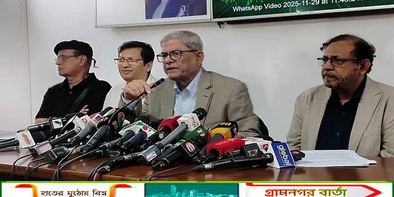 খালেদা জিয়াকে বিদেশে নেওয়ার মতো শারীরিক অবস্থা নেই: মির্জা ফখরুল