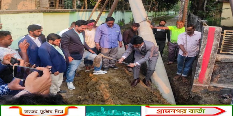 পঞ্চগড়ে সড়ক বিভাগের ফোর লেন সড়ক নির্মাণ কাজের উদ্বোধন