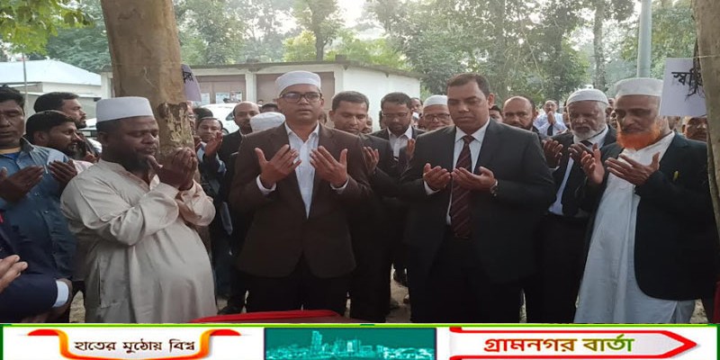 পঞ্চগড় আদালতে বিচার প্রার্থী ও দর্শনার্থীদের বিশ্রামের জন্য স্বস্তি চত্বর নির্মাণ