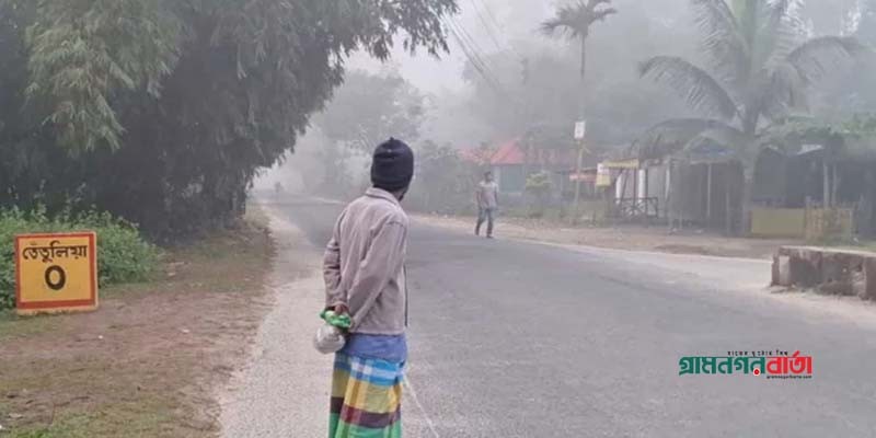 তেঁতুলিয়ায় সর্বনিম্ন তাপমাত্রা ১২ ডিগ্রি সেলসিয়াস, ঘন কুয়াশা