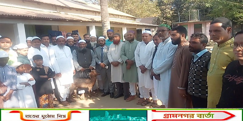 শিবগঞ্জের কিচকে বেগম জিয়ার  সুস্থতা কামনায় এতিমখানায় ছাগল সদকা