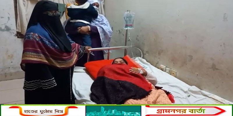 মাদারীপুরে যৌতুক মামলায় করায় গৃহবধুর ওপর হামলা ও কুপিয়ে জখম