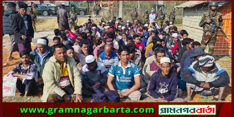 ক্যাম্পের বাইরে বসবাস করা ৬ শতাধিক রোহিঙ্গা আটক