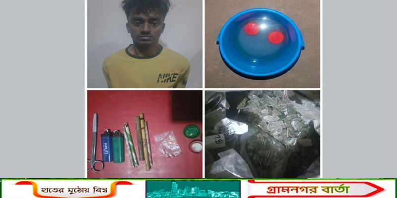 মুন্সীগঞ্জে ককটেল ও হেরোইনসহ গ্রেফতার রনি