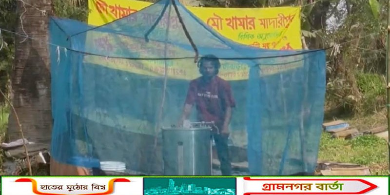 মাদারীপুরের বেকার যুবকদের ভাগ্য বদলাচ্ছে মৌচাষ