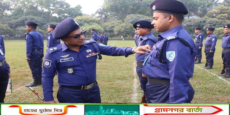 পঞ্চগড়ে পুলিশ অফিসার ও ফোর্সের প্যারেড গ্রাউন্ড অনুষ্ঠিত