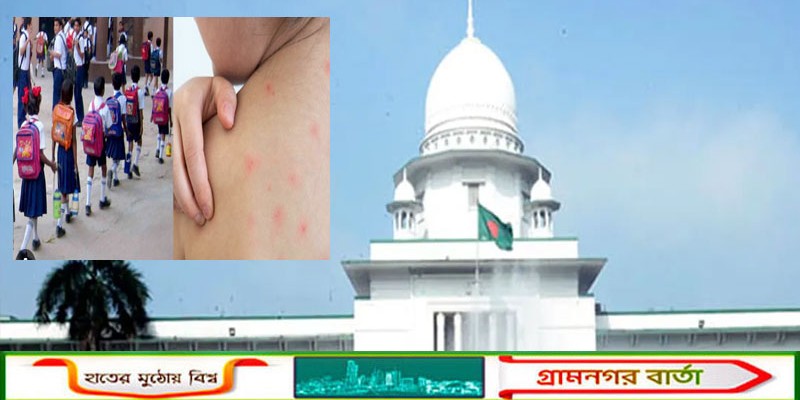 হামের প্রাদুর্ভাব না কমা পর্যন্ত স্কুল বন্ধ চেয়ে হাইকোর্টে রিট