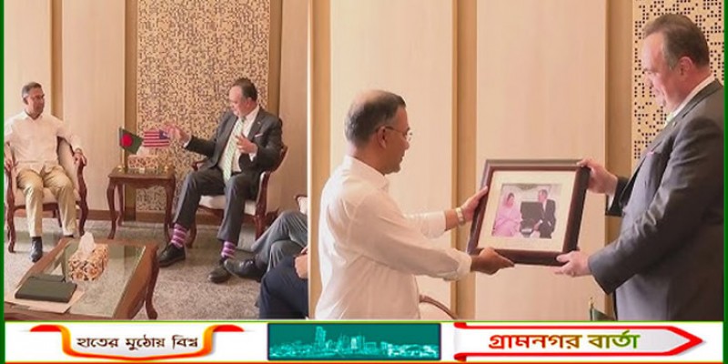 প্রধানমন্ত্রীর সঙ্গে মার্কিন রাষ্ট্রদূতের সৌজন্য সাক্ষাৎ